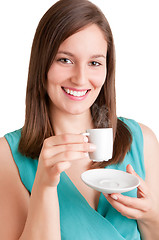 Image showing Drinking Coffee