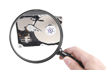 Image showing Hard disc investigation