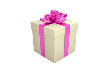Image showing gift box isolated on white