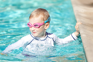 Image showing boy swimming