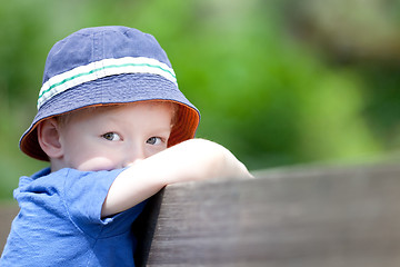 Image showing unhappy boy