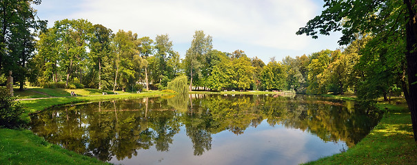 Image showing Lake in summer time