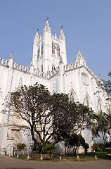 Image showing St Paul's Cathadral, Kolkata