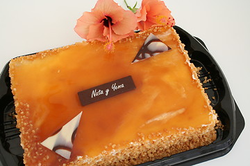 Image showing Spanish cake with arrack cream