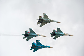 Image showing Military air fighters