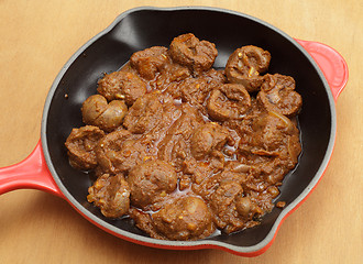 Image showing Lamb kidney bhuna style curry