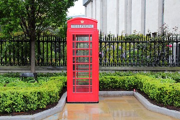 Image showing London rain