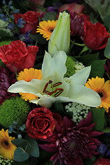 Image showing Multicolored bridal bouquet