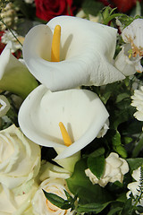 Image showing Calla Lily in white arrangement