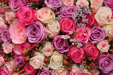 Image showing Pastel wedding flowers