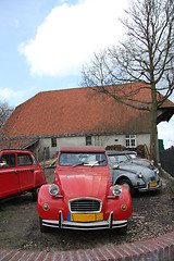 Image showing Vintage French cars