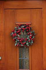 Image showing Wreath with berries