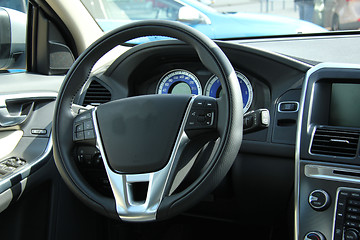 Image showing Modern car interior