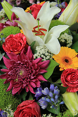 Image showing Multicolored bridal bouquet