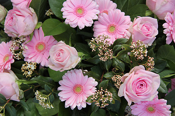 Image showing Pink Wedding arrangement