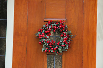 Image showing Wreath with berries