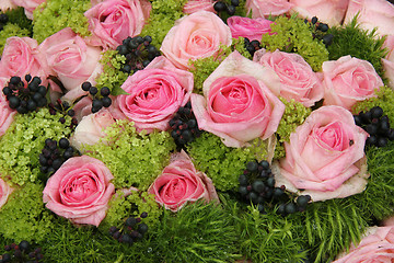 Image showing pink flower arrangement