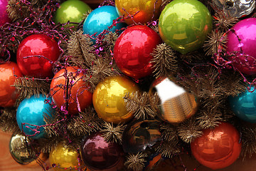 Image showing Colorful ornament decorations