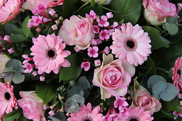 Image showing Pink Wedding arrangement