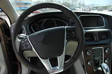 Image showing Modern car interior