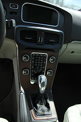 Image showing Modern car interior