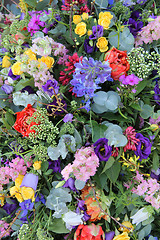 Image showing Mixed floral arrangement