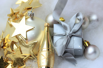 Image showing Christmas gift and decorations