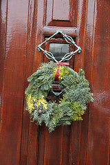 Image showing Christmas wreath