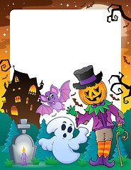 Image showing Halloween theme frame 6