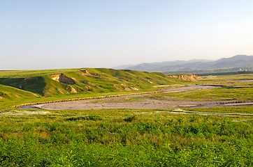 Image showing Winding river