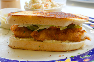 Image showing Fish  Sandwich