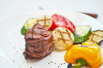 Image showing beef meat and vegetable