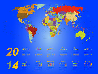 Image showing World map