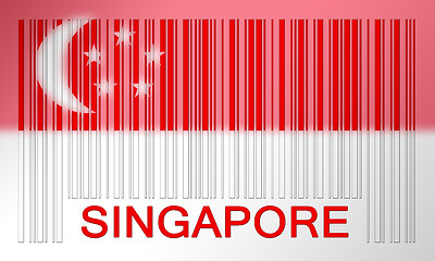 Image showing Barcode flag