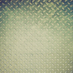 Image showing Vintage retro steel background