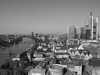 Image showing Aerial view of Frankfurt