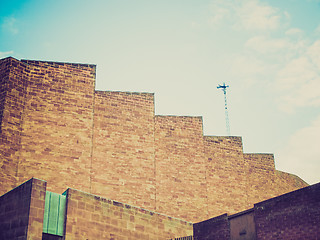 Image showing Retro look Coventry Cathedral