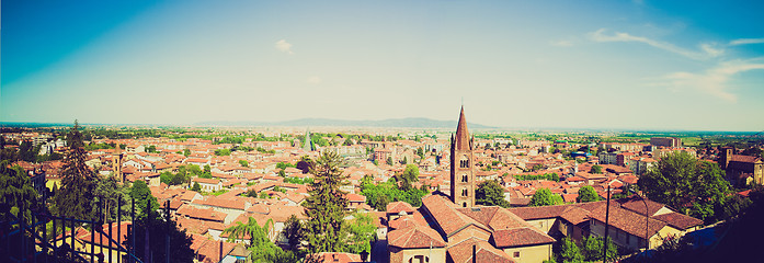 Image showing Retro look Turin panorama