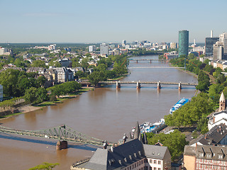 Image showing Aerial view of Frankfurt