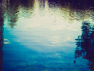 Image showing Retro look water background