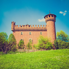 Image showing Retro look Medieval Castle Turin