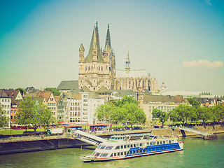 Image showing Retro look Koeln panorama