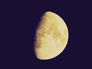 Image showing Retro look The moon