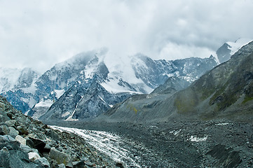 Image showing Akkem glacier on Altai