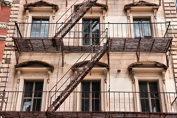 Image showing Fire escape