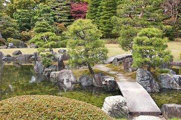 Image showing Japanese garden in Kyoto