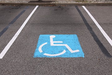 Image showing Handicapped parking