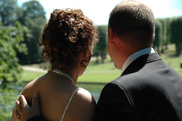 Image showing Wedding couple