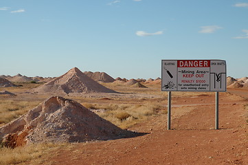 Image showing Opal mines