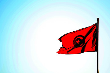 Image showing 	Tunisian red flag